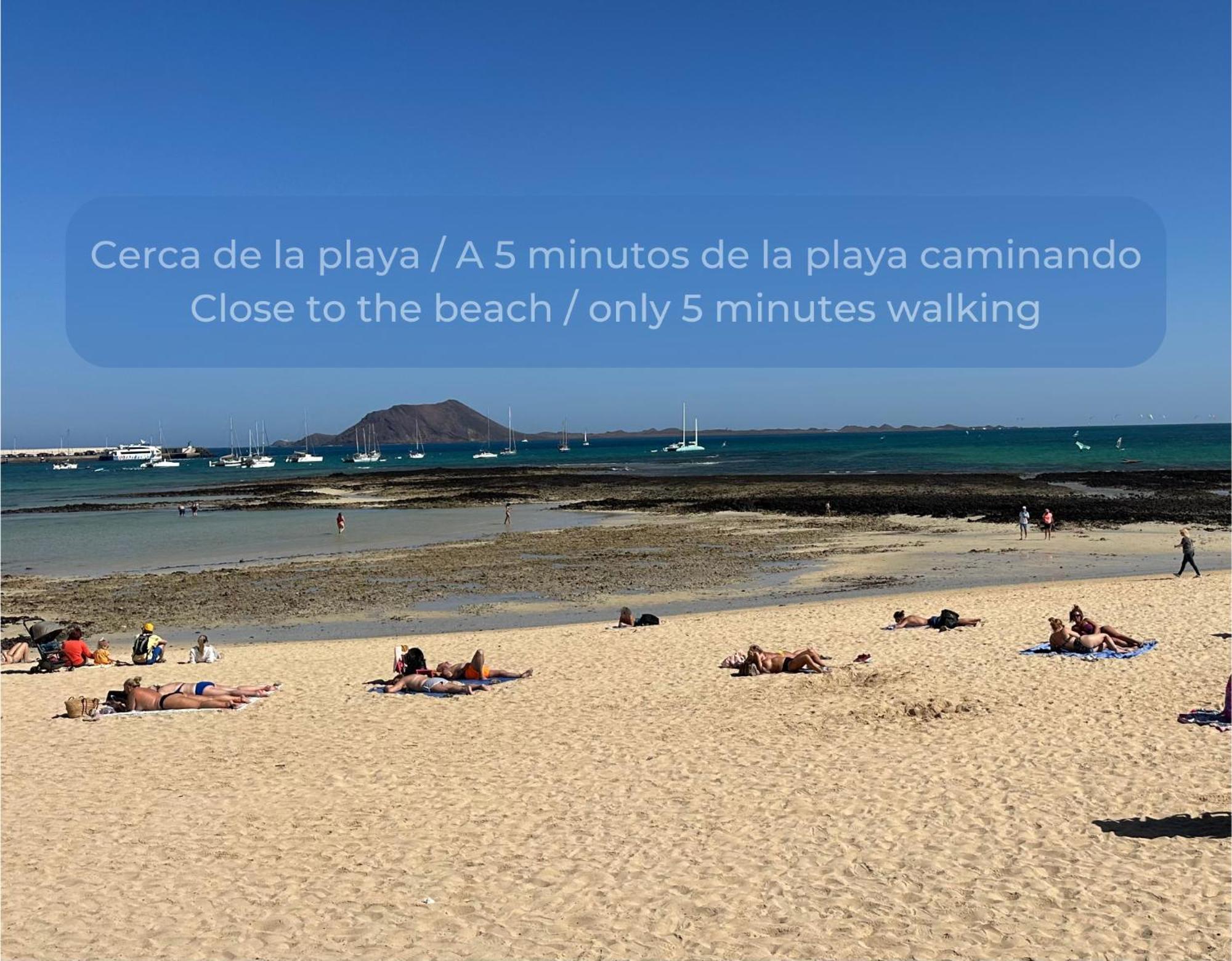 Apartamento Chocolate Cookie- Piscina, Terraza Soleada, Cocina Completa Y Wifi Corralejo Exterior foto